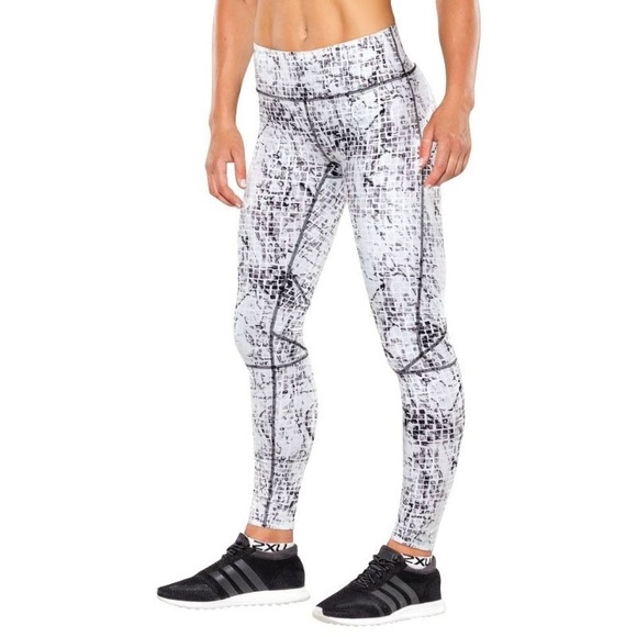 NWT Women’s 2xu Plyometric Printed Tights - Leggings - Picture 8 of 9